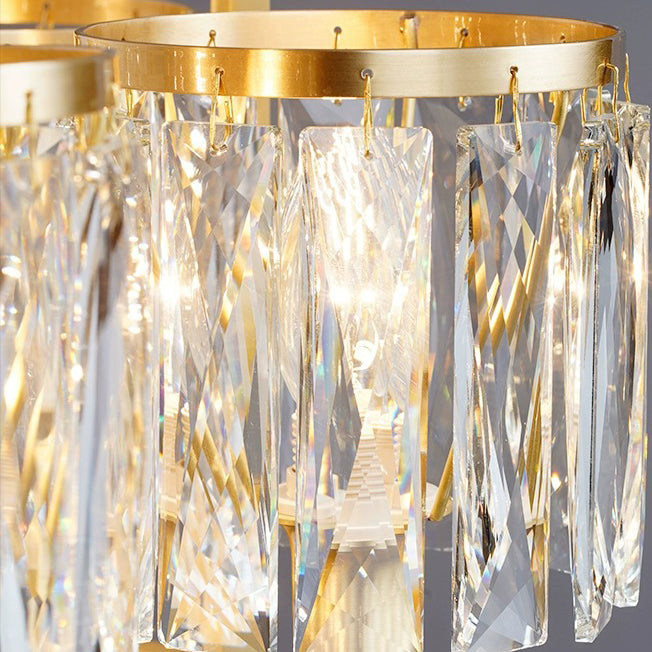 Contemporary Scandinavian Birdie Branch Crystal Copper 4/6 Light Chandelier For Bedroom
