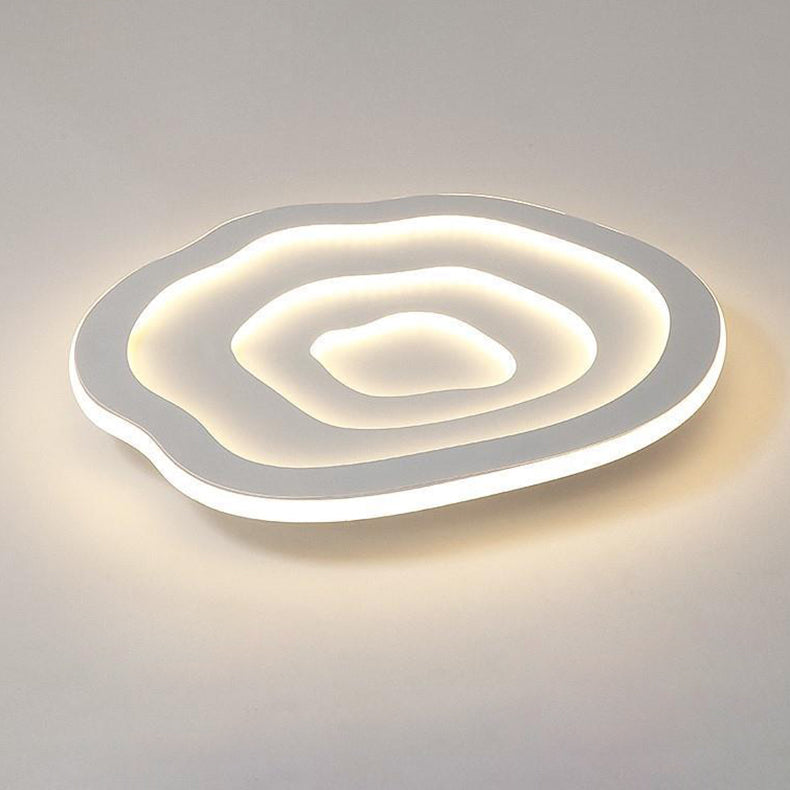 Modern Minimalist Multi-Layer Cloudy Iron Acrylic LED Flush Mount Ceiling Light For Living Room