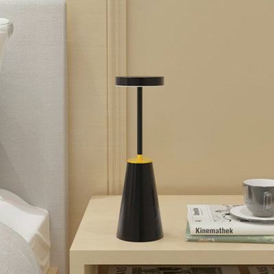 Modern Minimalist Cylindrical PC Iron LED Table Lamp For Living Room
