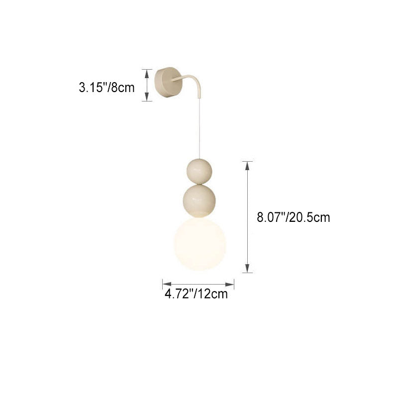 Moderne minimalistische drehbare LED-Wandleuchte