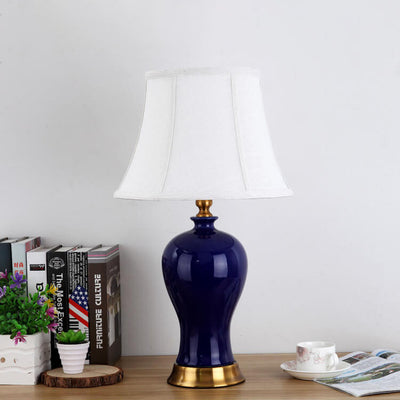 Modern Nordic Creative Fabric Vase 1-Light Table Lamp