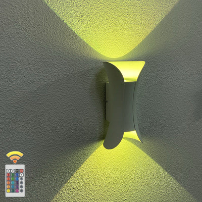 Modern Minimalist Waterproof Rectangle Aluminum LED Wall Sconce Lamp For Outdoor Patio