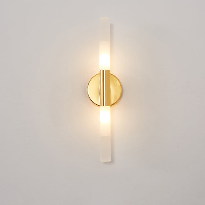 Modern Minimalist Aluminum Iron Cylinder LED Wall Sconce Lamp For Living Room