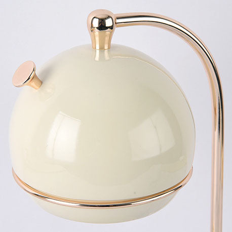 Modern Creative Minimalist Iron Hemisphere 1-Light Melting Wax Table Lamp