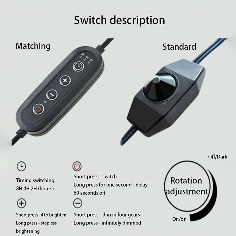 Moderne minimalistische drehbare LED-Wandleuchte