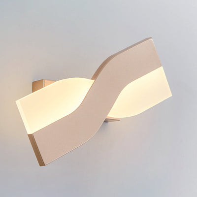 Contemporary Creative Rotatable Funnel Iron Acrylic LED Wall Sconce Lamp For Bedroom