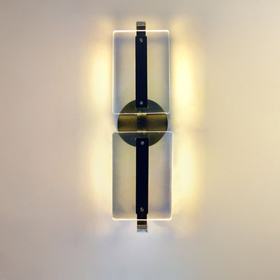 Modern Simplicity Acrylic Rectangle LED Wall Sconce Lamp For Living Room