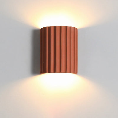 Modern Simplicity Resin Tile Shape 2-Light Wall Sconce Lamp For Living Room