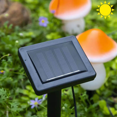 Solar Outdoor Resin Mushroom LED Garden Ground Insert Decorative Landscape Light