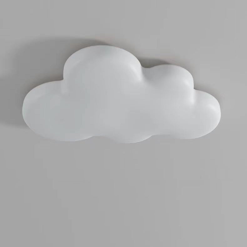 Contemporary Creative Kids Cloud PE LED Flush Mount Ceiling Light For Bedroom