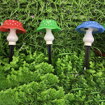 Solar Modern Creative ABS Mushroom LED Outdoor Landscape Light