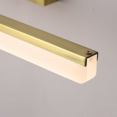 Modern Minimalist Long Aluminium Acrylic LED Vanity Light Wall Sconce Lamp For Bedroom