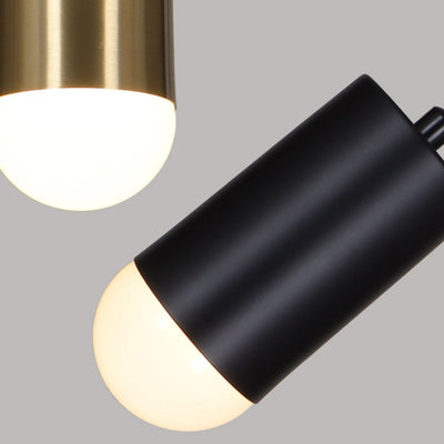 Modern Simplicity Aluminum Cylinder 1-Light Pendant Light For Bedroom