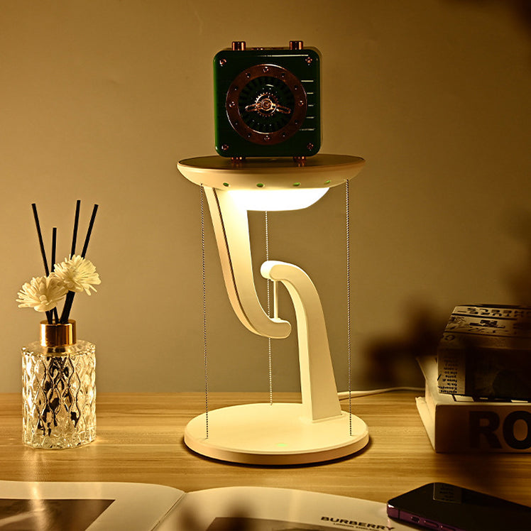 Contemporary Creative Suspended Wireless Charging PC USB LED Table Lamp For Bedroom