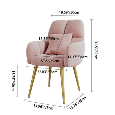 Taburete de tocador cuadrado minimalista moderno con respaldo para dormitorio 