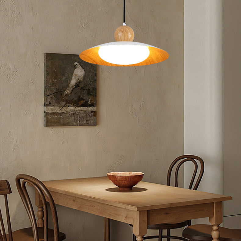 Contemporary Scandinavian Iron PE Acrylic Glass LED Pendant Light For Dining Room