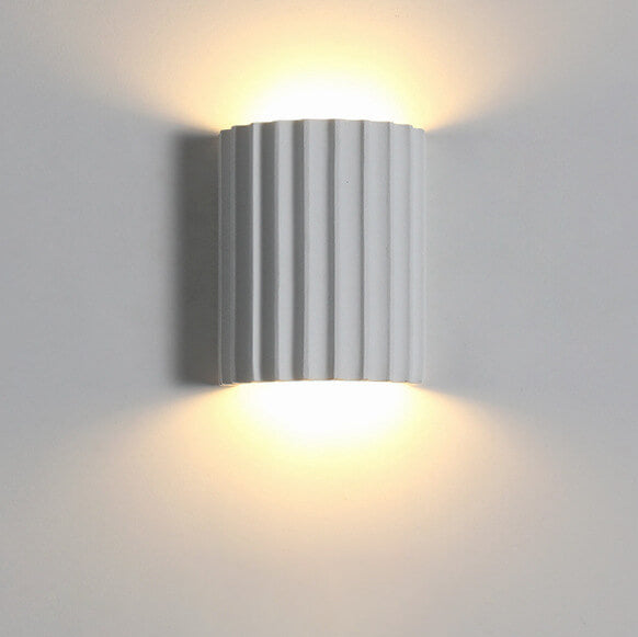 Modern Simplicity Resin Tile Shape 2-Light Wall Sconce Lamp For Living Room