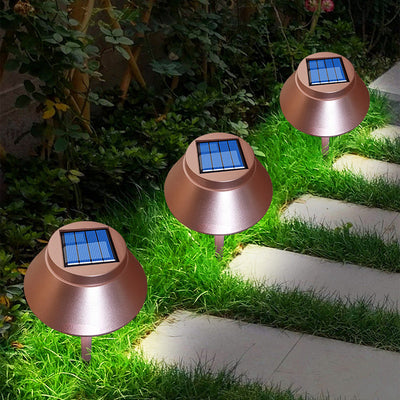 Modern Minimalist Waterproof Solar Mushroom ABS PVC LED Landscape Light For Garden