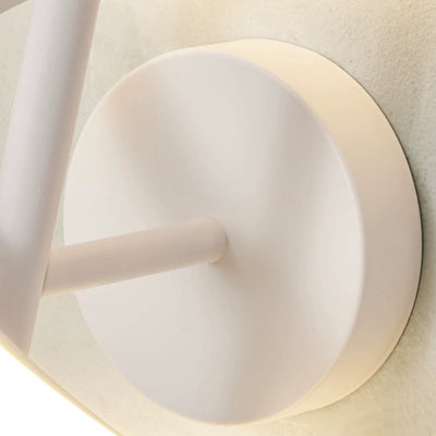 Modern Minimalist Spiral Hardware Aluminum Silicone LED Wall Sconce Lamp For Living Room