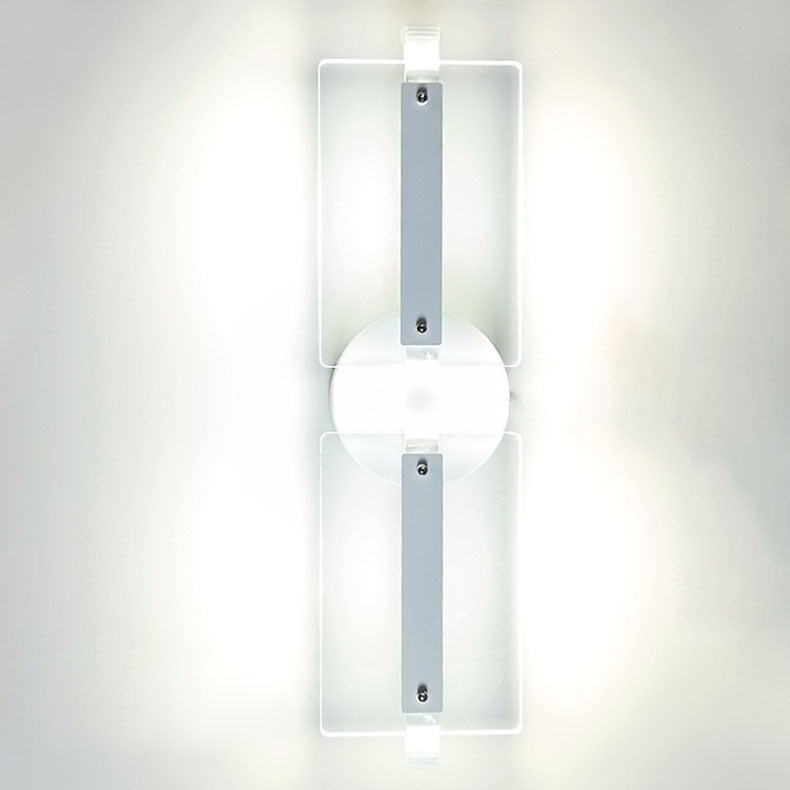 Modern Simplicity Acrylic Rectangle LED Wall Sconce Lamp For Living Room