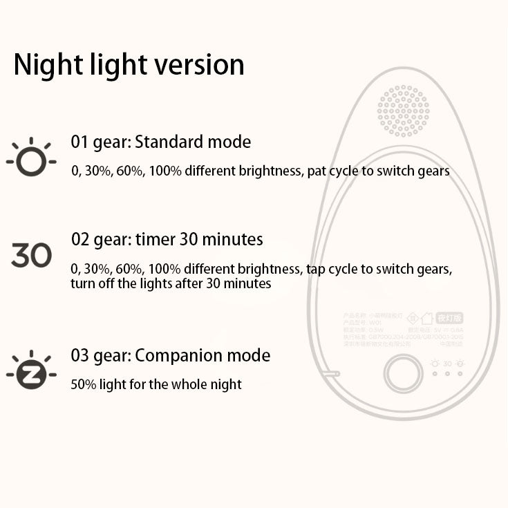 Kreative süße Ente Silikon USB LED Nachtlicht Tischlampe 