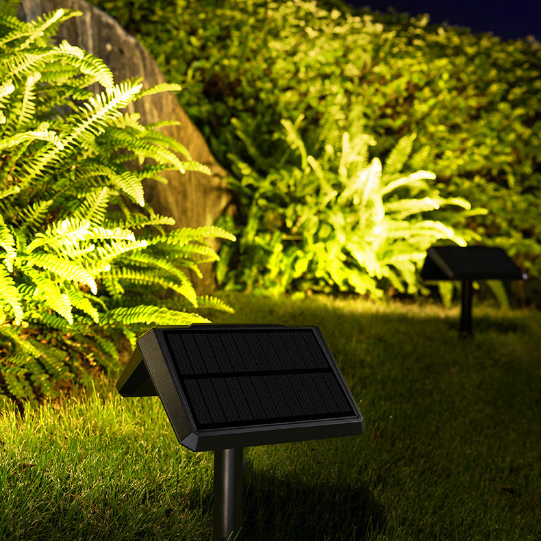 Contemporary Industrial ABS PC Solar Waterproof LED Lawn Insert Light For Outdoor Patio