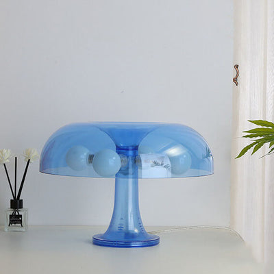 Modern Minimalist Mushroom Polyester Carbonate 4-Light Table Lamp