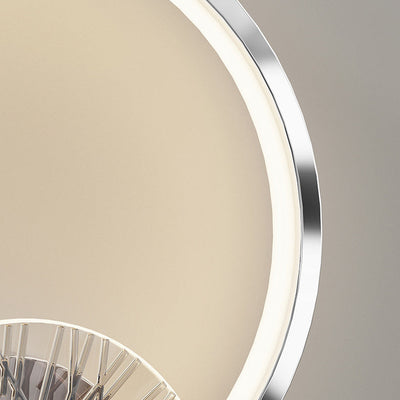 Contemporary Creative Geometric Semi-circle Acrylic Hardware LED Wall Sconce Lamp For Bedroom