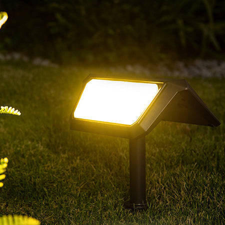 Contemporary Industrial ABS PC Solar Waterproof LED Lawn Insert Light For Outdoor Patio