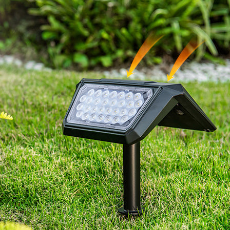 Contemporary Industrial ABS PC Solar Waterproof LED Lawn Insert Light For Outdoor Patio