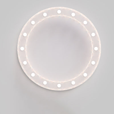 Contemporary Creative Iron Acrylic Round Cloud Star Piece LED Flush Mount Ceiling Light For Living Room