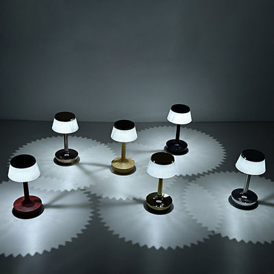 Contemporary Creative Mushroom Acrylic ABS LED Table Lamp For Bedroom