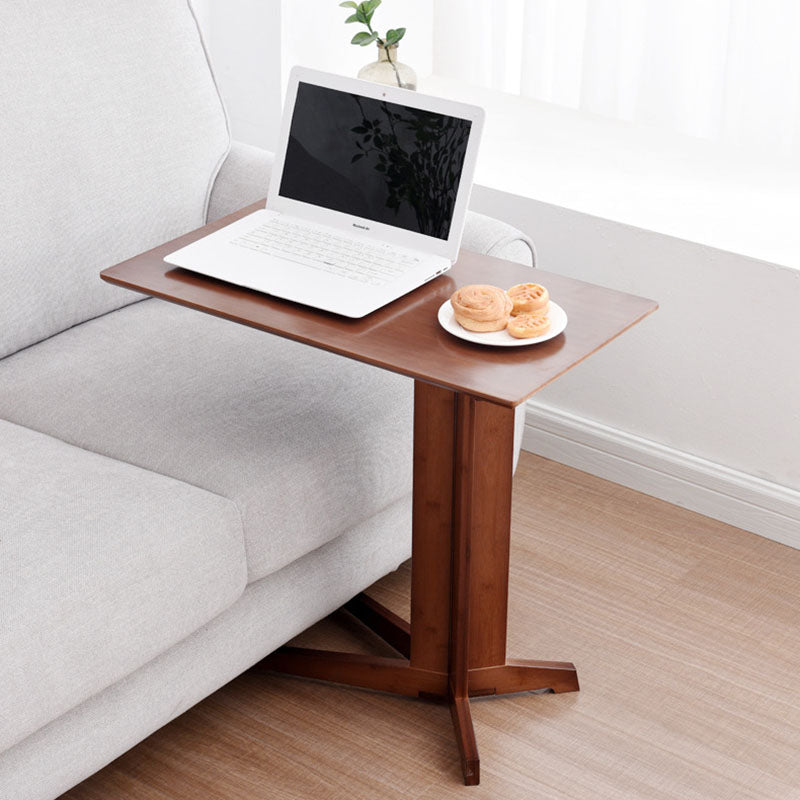 Modern Minimalist Square Wood End Table For Living Room