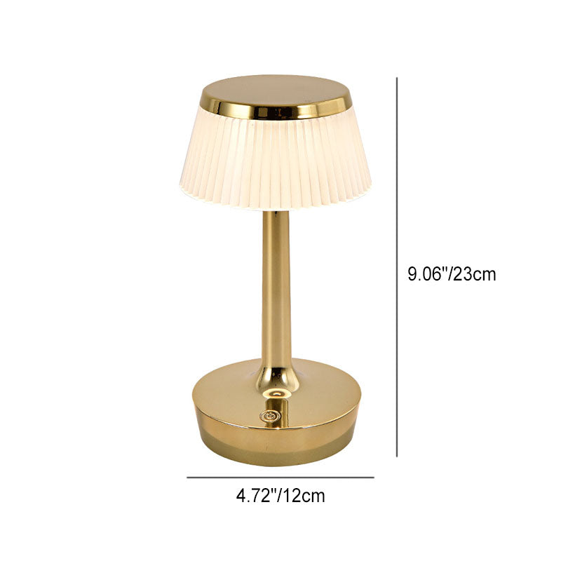 Contemporary Creative Mushroom Acrylic ABS LED Table Lamp For Bedroom