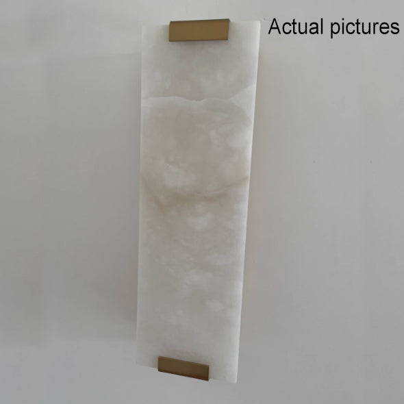 Nordic Light Luxury Marble Strip Design 1-Light Wall Sconce Lamp