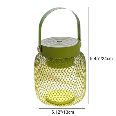 Contemporary Creative Bottle Iron Acrylic LED Table Lamp For Living Room