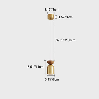 Moderne minimalistische drehbare LED-Wandleuchte