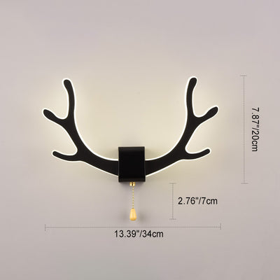 Moderne Acryl Nordic Creative Geweih Form LED Wandleuchte Lampe 