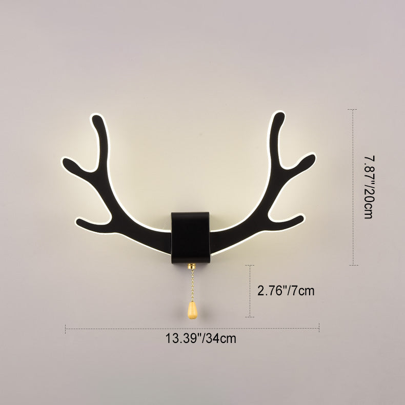 Modern Acrylic Nordic Creative Antler Shape LED Wall Sconce Lamp