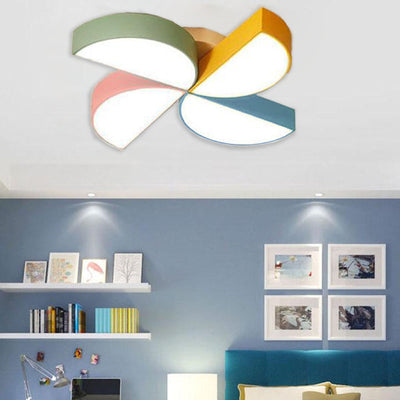 Creative Acrylic Pinwheel LED Flush Mount Ceiling Light