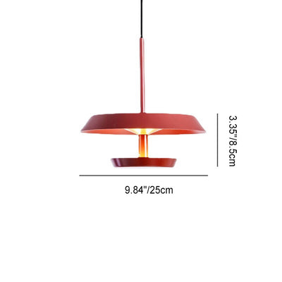 1-flammige hornförmige Pendelleuchte aus Aluminiumlegierung 