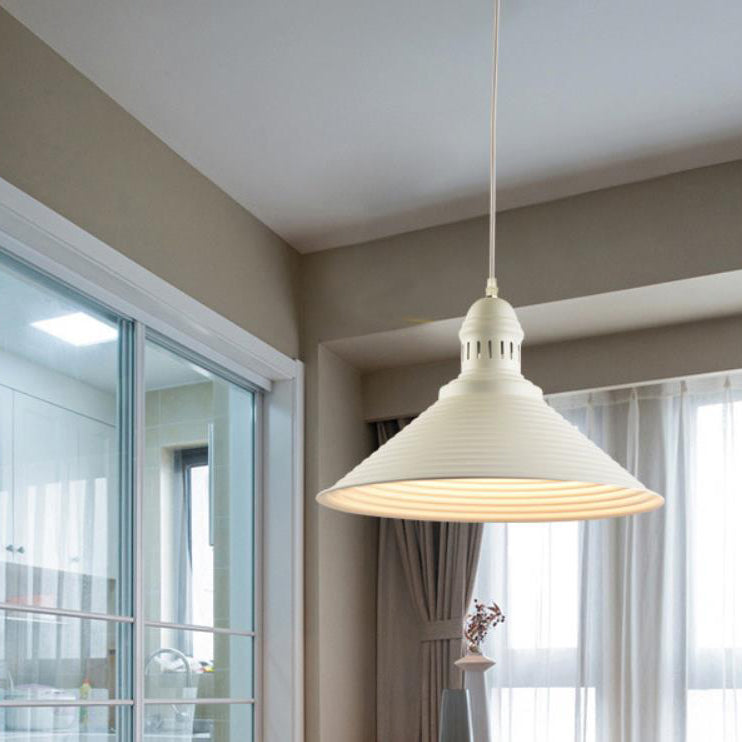 Scandinavian Modern Minimalist Cone Iron 1-Light Pendant Light