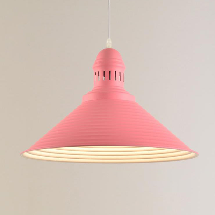 Scandinavian Modern Minimalist Cone Iron 1-Light Pendant Light