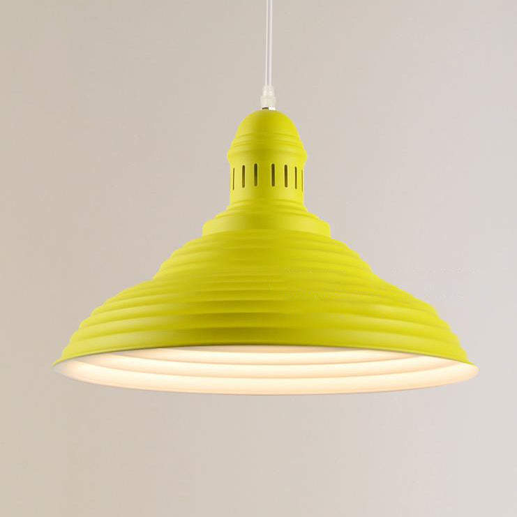 Scandinavian Modern Minimalist Cone Iron 1-Light Pendant Light