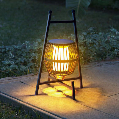 Modern Simple Stainless Steel Cage LED Outdoor Landscape Light