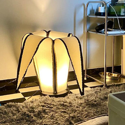 Modern Creative Hardware Fabric Banana 1-Light Table Lamp For Bedroom