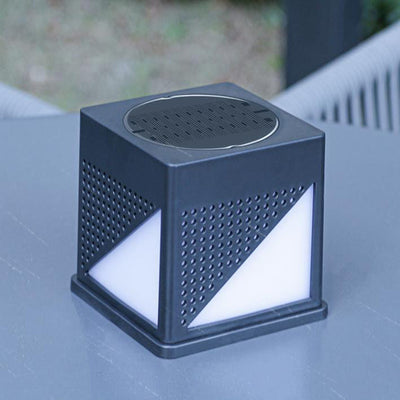 Modern Minimalist Solar Waterproof Square ABS PC LED Ground Plug Outdoor Light For Garden