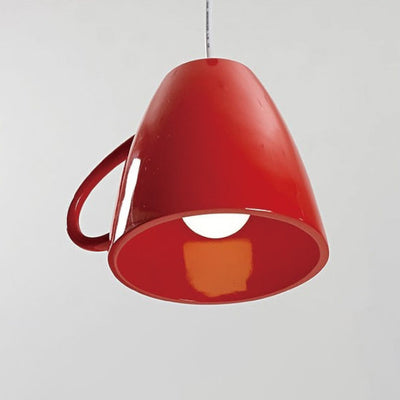 Contemporary Creative Teacup Teapot Resin 1-Light Pendant Light For Living Room