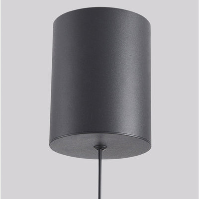 Modern Minimalist Rotatable Spherical Aluminum Glass LED Pendant Light For Bedroom