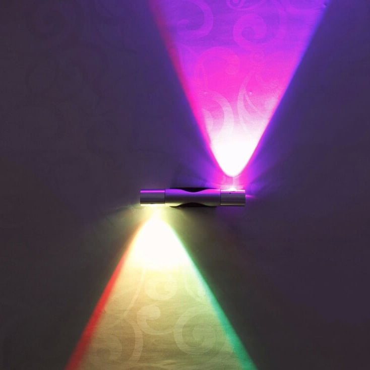 Modern Creative Cylinder Rotating Aluminum LED Wall Sconce Lamp